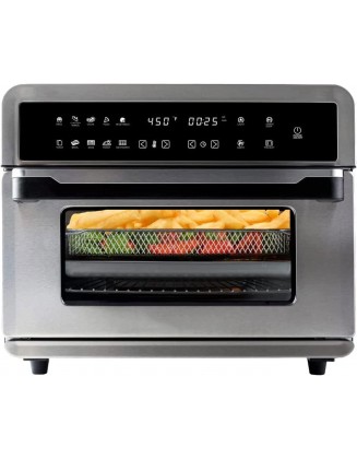 30 Qt. Touchscreen Toaster Oven with Recipe Book, Brushed Stainless Steel
