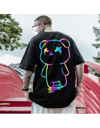 Casual Reflective Bear T-shirt