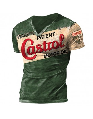 Castrol Racing Print Short-sleeved T-shirt