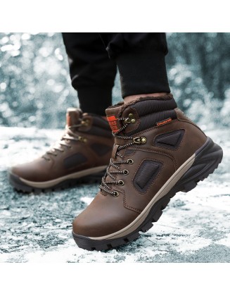 Autumn And Winter Outdoor Warm Hiking Shoes