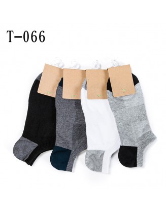 Men's Color Matching Low Tube Cotton Socks