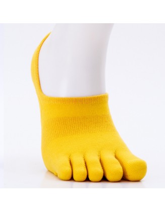 Fall-proof Solid Color Sweat-absorbent Split Toe Socks