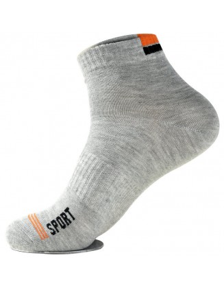 Men's Comfortable Mid-tube Breathable Alphabet Sports Socks