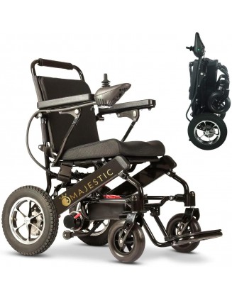 2023 Folding Ultra Lightweight Electric Power Wheelchair, Silla de Ruedas Electrica, FDA Approved and Air Travel Allowed, Heavy Duty, Mobility Motorized, Portable Power (17.5′′ Seat Width)